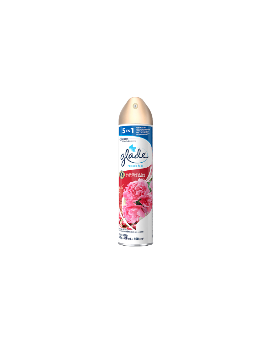 DESODORANTE AMBIENTAL GLADE 400ML FRUTOS ROJOS