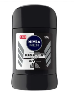 DESODORANTE NIVEA BLACK & WHITE 50G