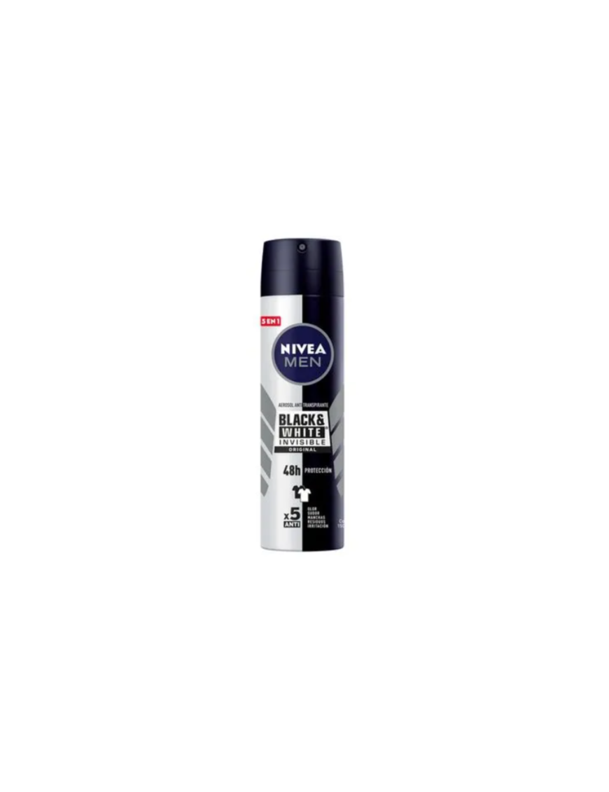 DESODORANTE NIVEA MEN BLACK & WHITE 150ML