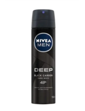 DESODORANTE NIVEA MEN DEEP BLACK 150ML