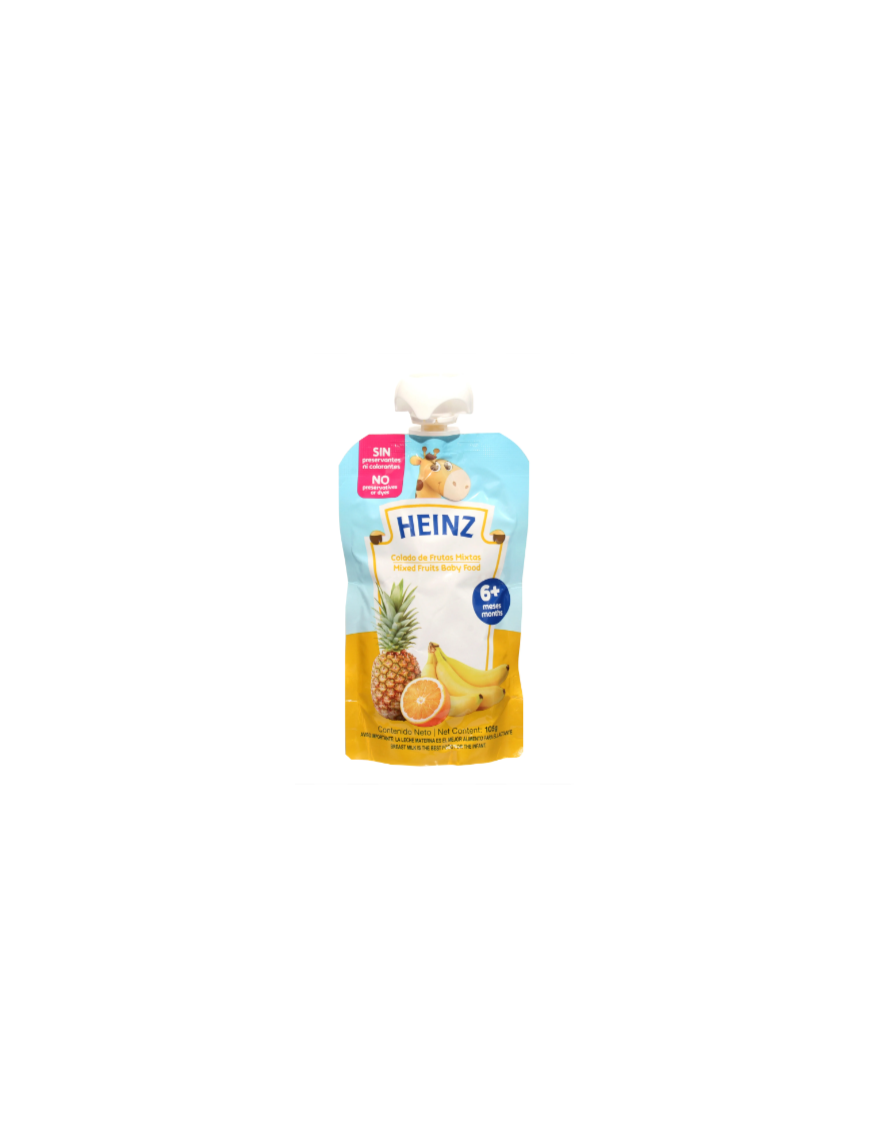 COLADOS DE FRUTAS MIXTAS HEINZ 105G