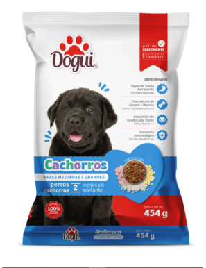 COMIDA PARA PERRO DOGUI CACHORROS 454G