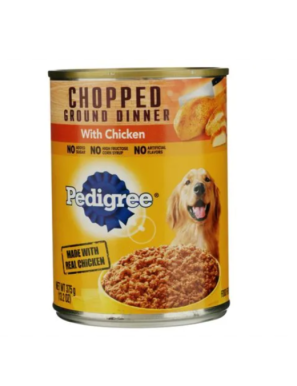 LATA COMIDA P/PERRO CHICKEN PEDIGREE 375G