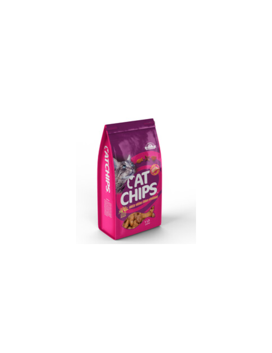 COMIDA PARA GATO CAT CHIPS 1LB