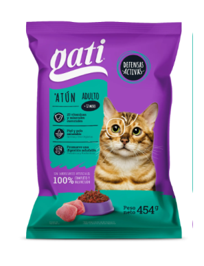 COMIDA PARA GATO GATI ATUN 454G