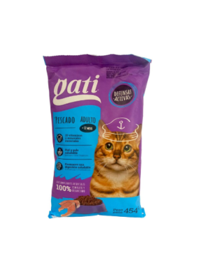 COMIDA PARA GATO GATI PESCADO 454G