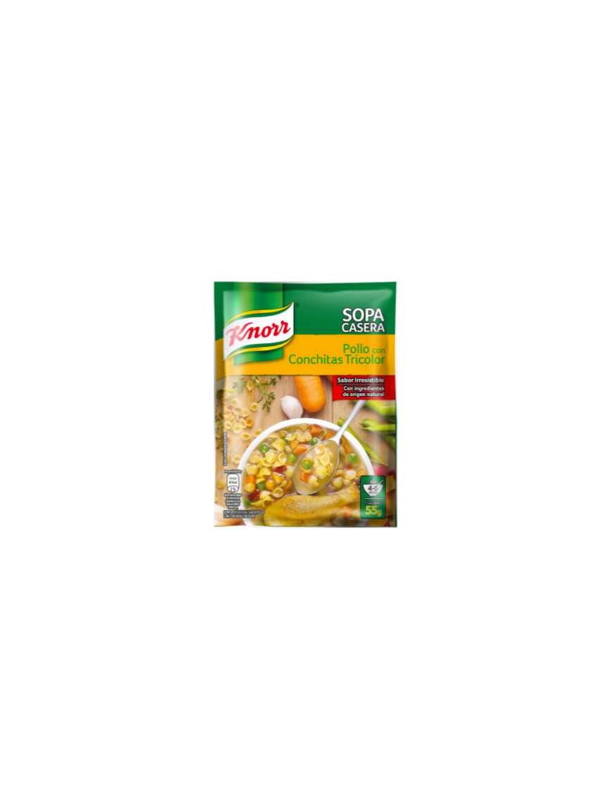 SOPA POLLO CONCHITAS KNORR 55G