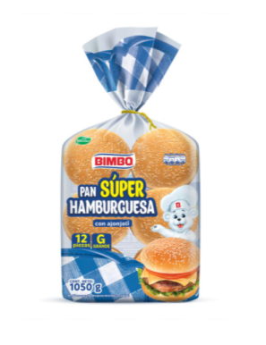 PAN DE HAMBURGUESA 12 UN BIMBO