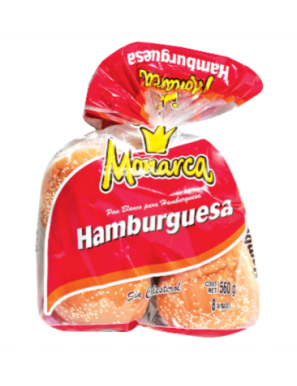 PAN DE HAMBURGUESA MONARCA