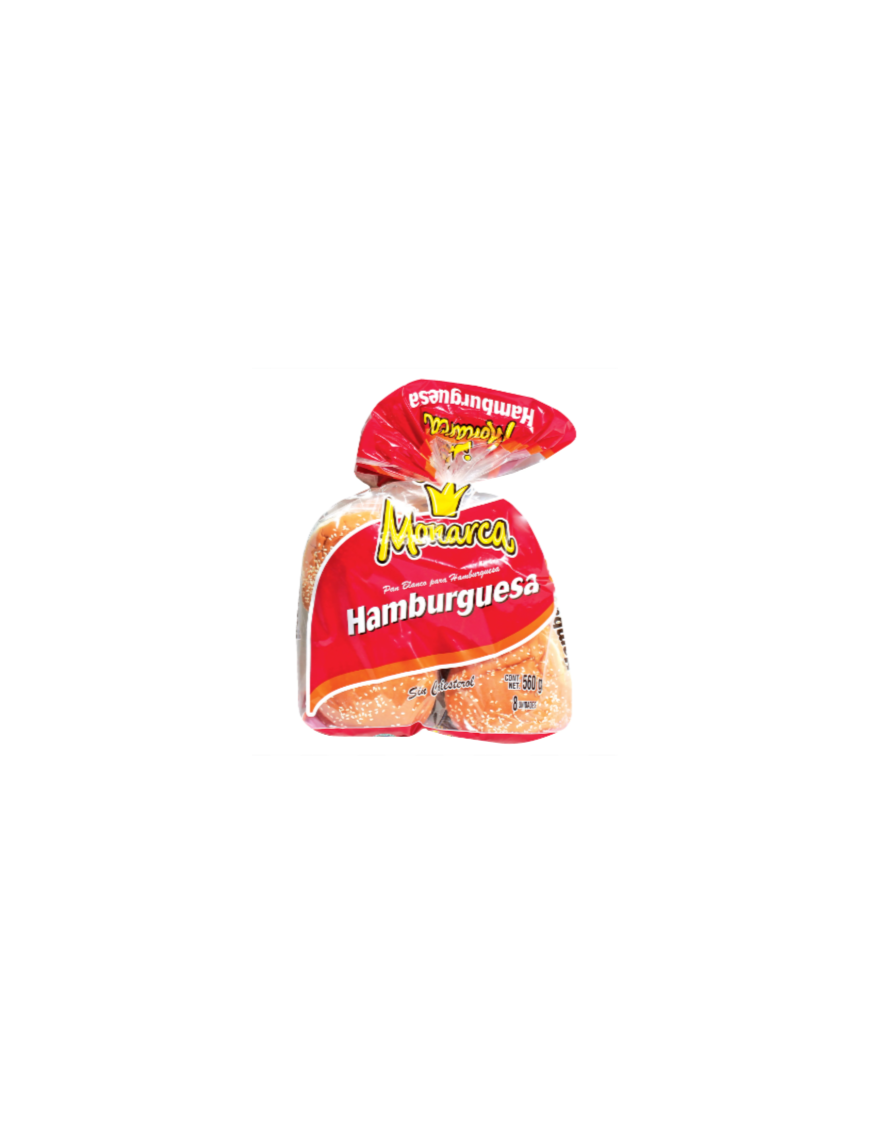 PAN DE HAMBURGUESA MONARCA