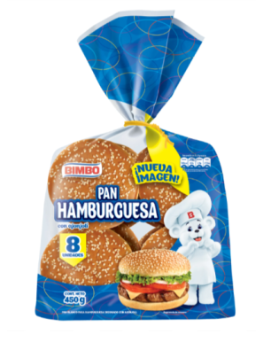 PAN PARA HAMBURGUESA BIMBO