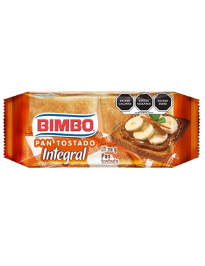 PAN TOSTADO INTEGRAL 250GR