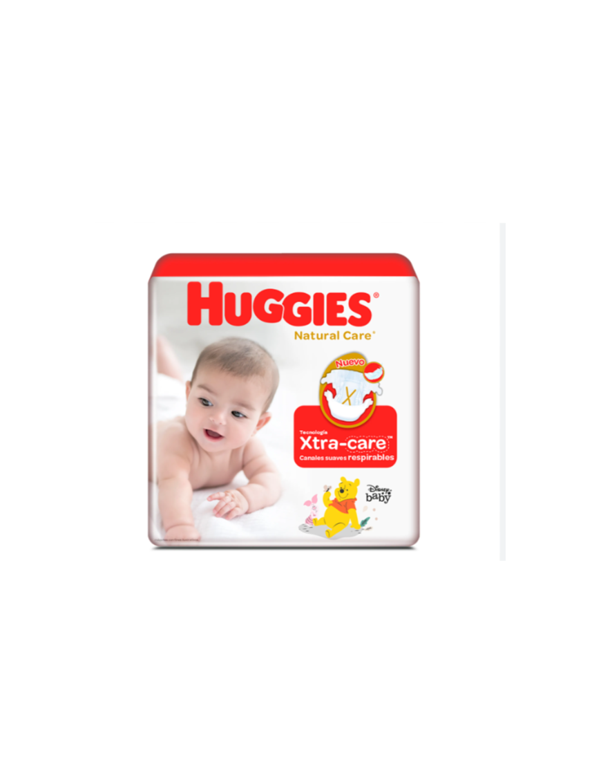 PAÑALES HUGGIES M/2 4UNI