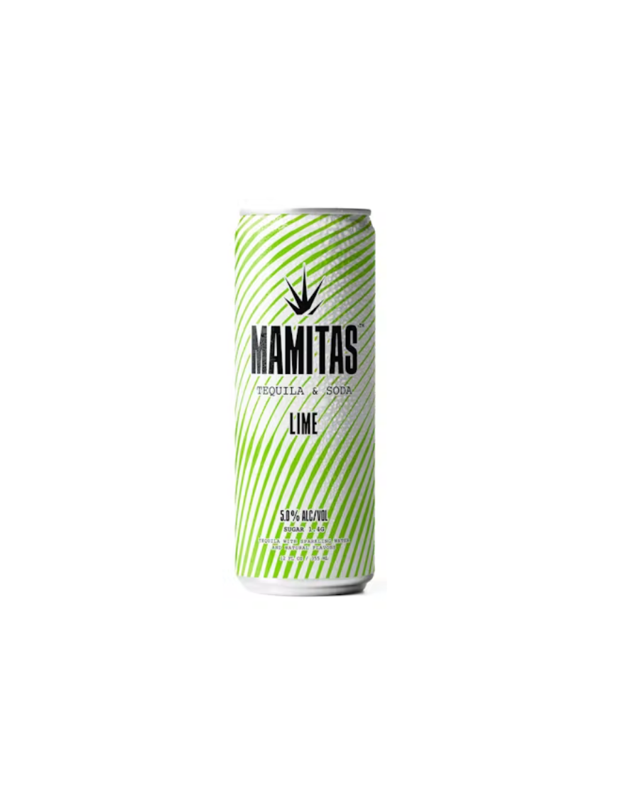 TEQUILA & SODA MAMITAS LIMA 355 ML LATA