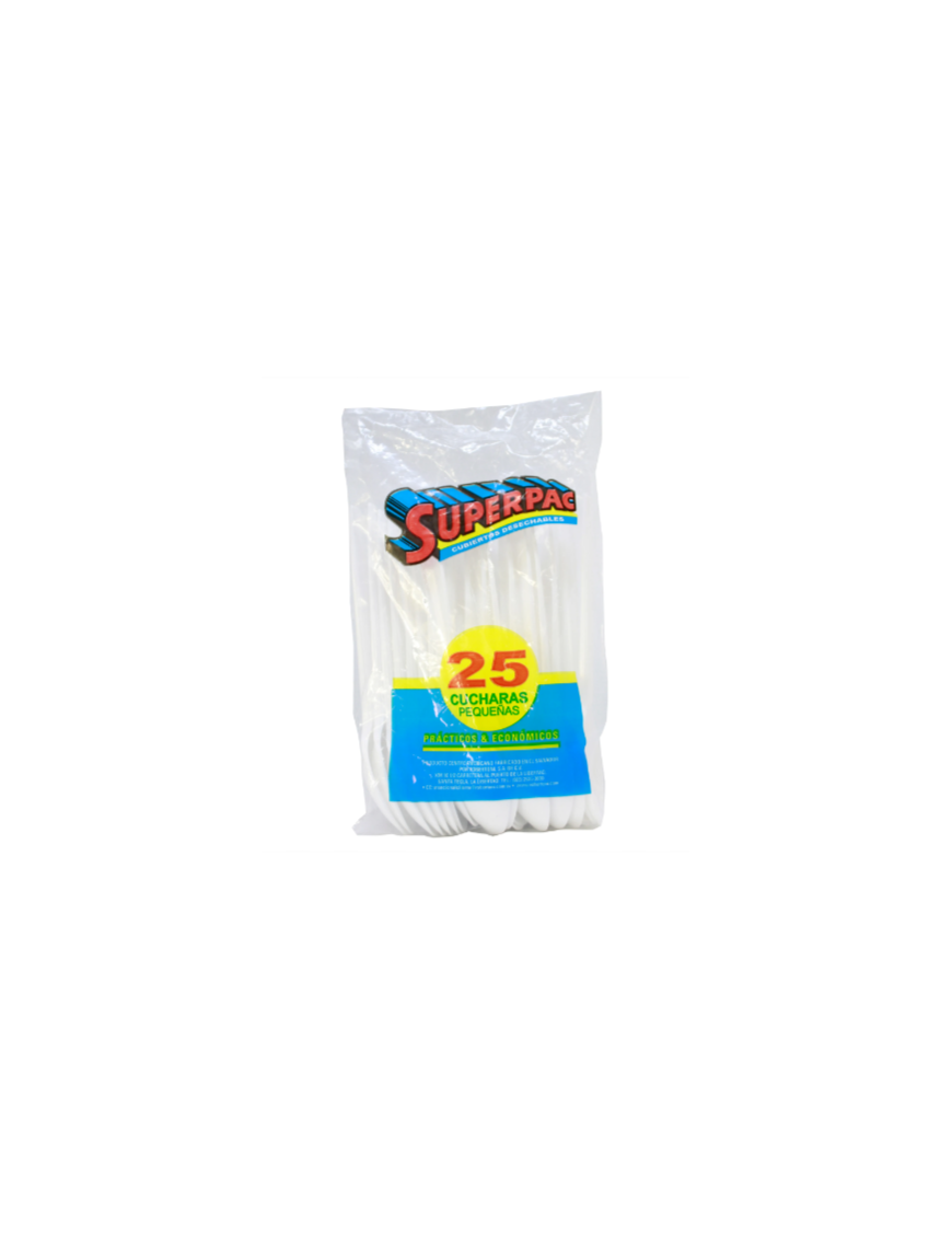 CUCHARA PEQUEÑA SUPERPACK 25U