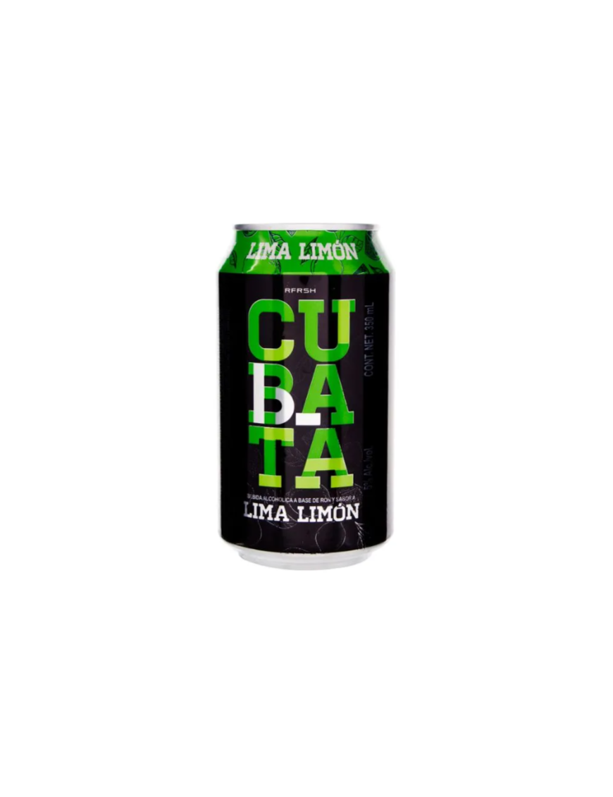 CUBATA RON LIMA LIMON 5%. 350ML