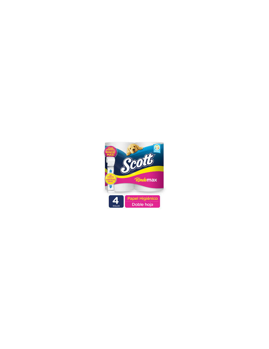 PAPEL HIGIENICO SCOTT RINDEMAX 4PACK