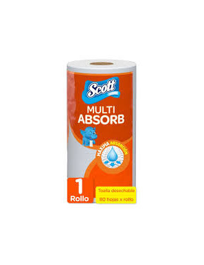 PAPEL TOALLA  SCOTT ABSORB 80H INDIV