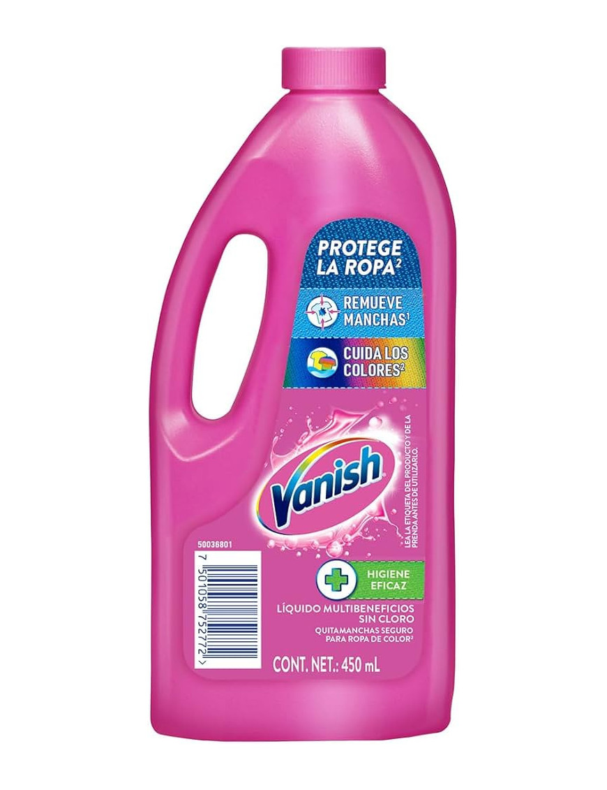 DETERGENTE VANISH QUITAMANCHAS 450ML