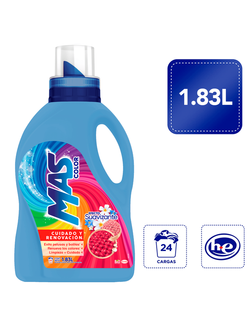 DETERGENTE MAS COLOR 1.83L