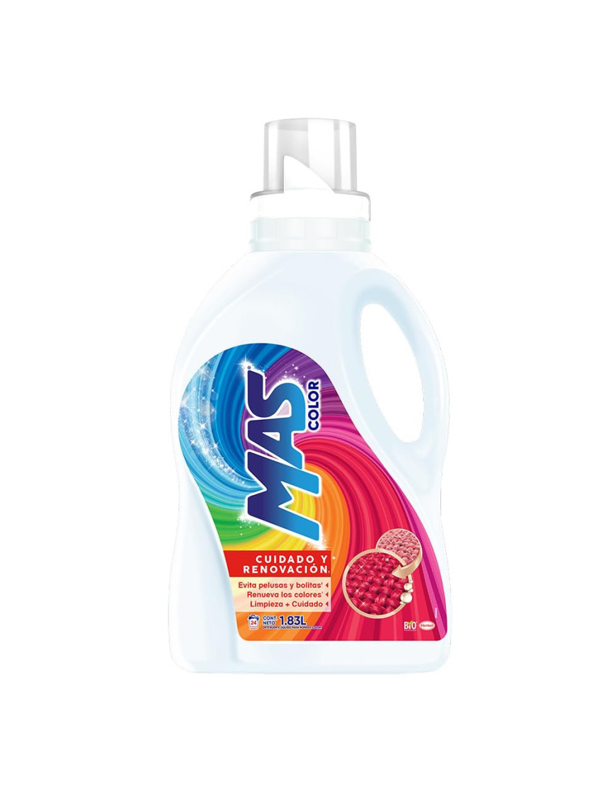 DETERGENTE MAS COLOR C/SUAVIZANTE 1.83L