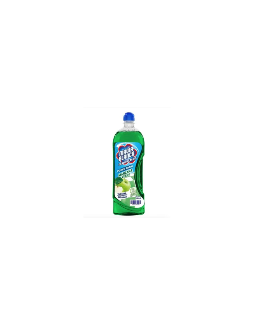 BOTE DESINFECTANTE MANZANA VERDE  MAGIA BLANCA 900ML