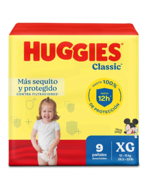 HUGGIES CLASSIC XG4 9UNI