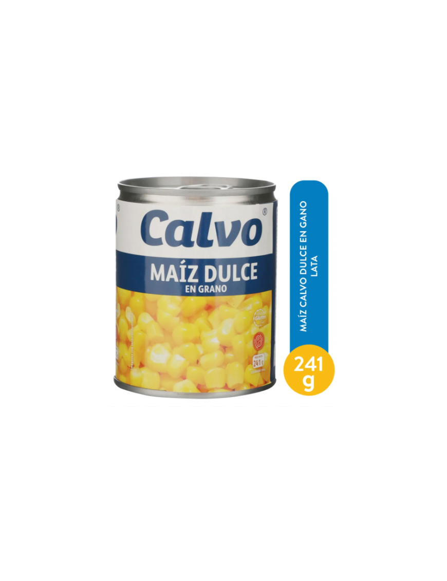 LATA DE MAIZ DULCE CALVO 241G