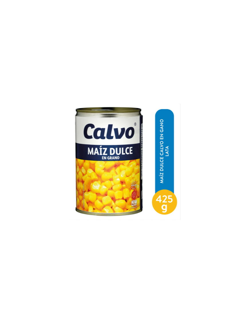 LATA DE MAIZ DULCE CALVO 425G