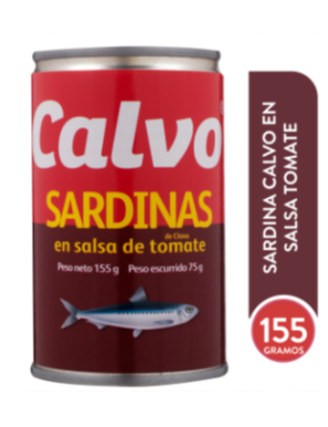 SARDINA EN SALSA DE TOMATE CALVO 75G