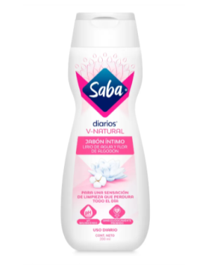 SABA JABON INTIMO V NATURAL 200ML