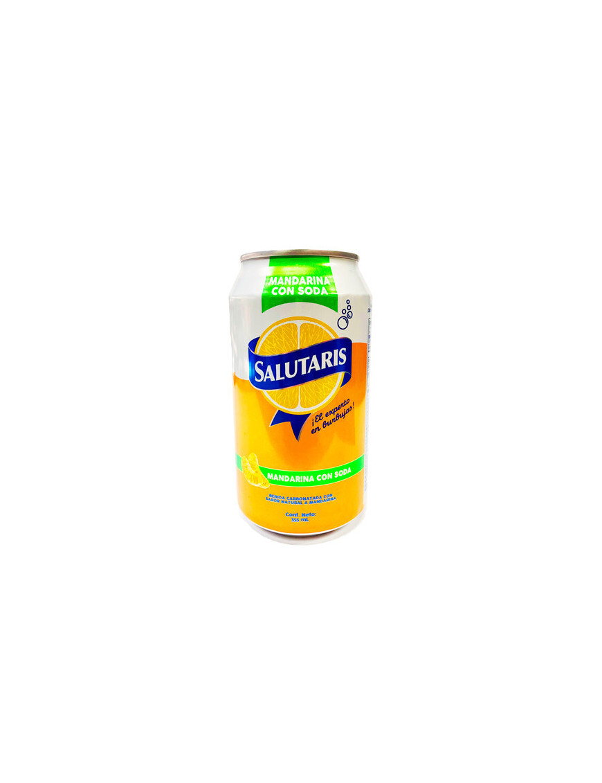 SALUTARIS MANDARINA CON SODA LATA 355ML