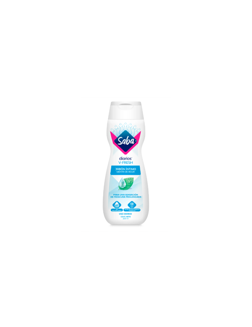 SABA JABON INTIMO VFRESH 200ML