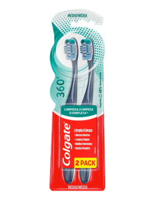 CEPILLO COLGATE LIMPIEZA COMPLETA 2PACK