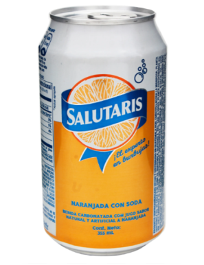 SALUTARIS NARANJADA LATA 355ML