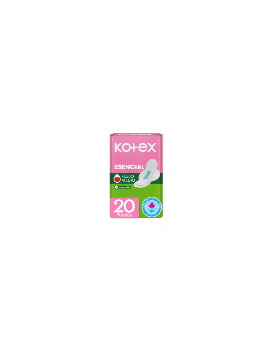 KOTEX ESENCIAL 20 UNI CON ALAS