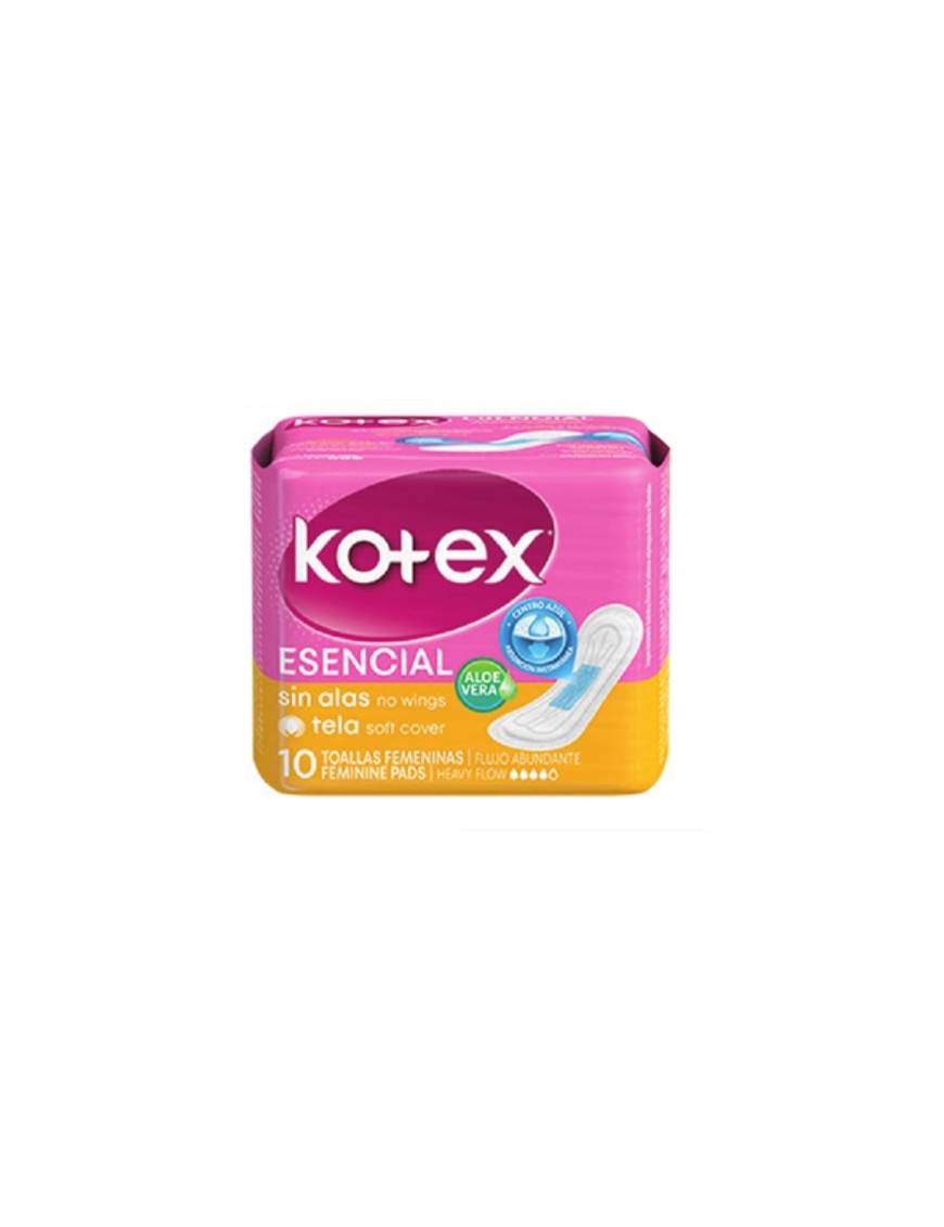 KOTEX SIN ALAS 10 UNIDADES