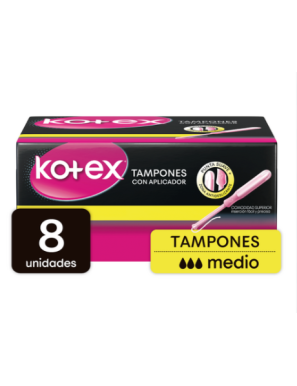 TAMPONES KOTEX MEDIO 8U