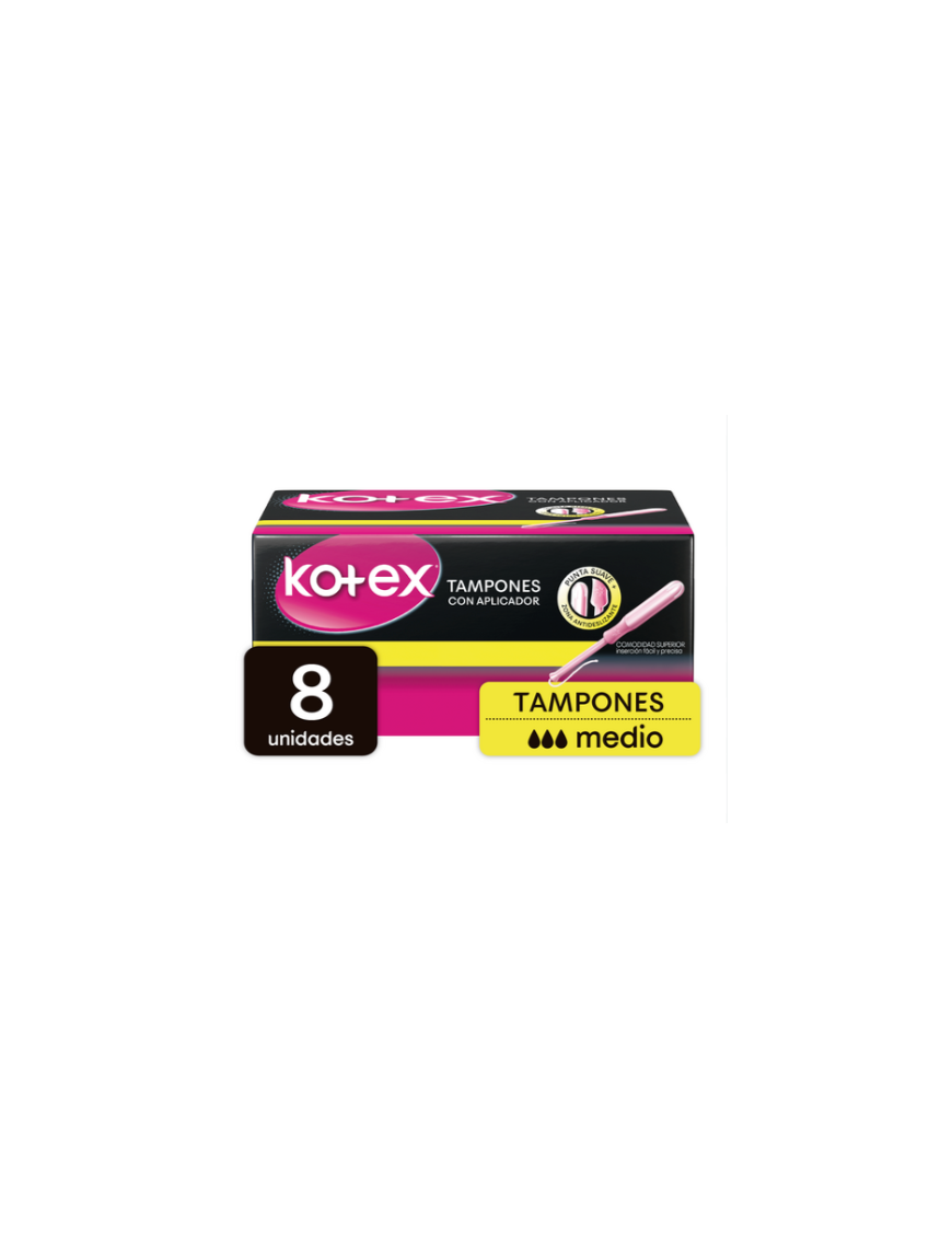 TAMPONES KOTEX MEDIO 8U