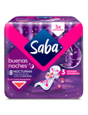 SABA EXTRA LARGA CON ALAS 8U