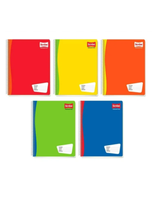 SCRIBE CUADERNO CUADRO COLORES