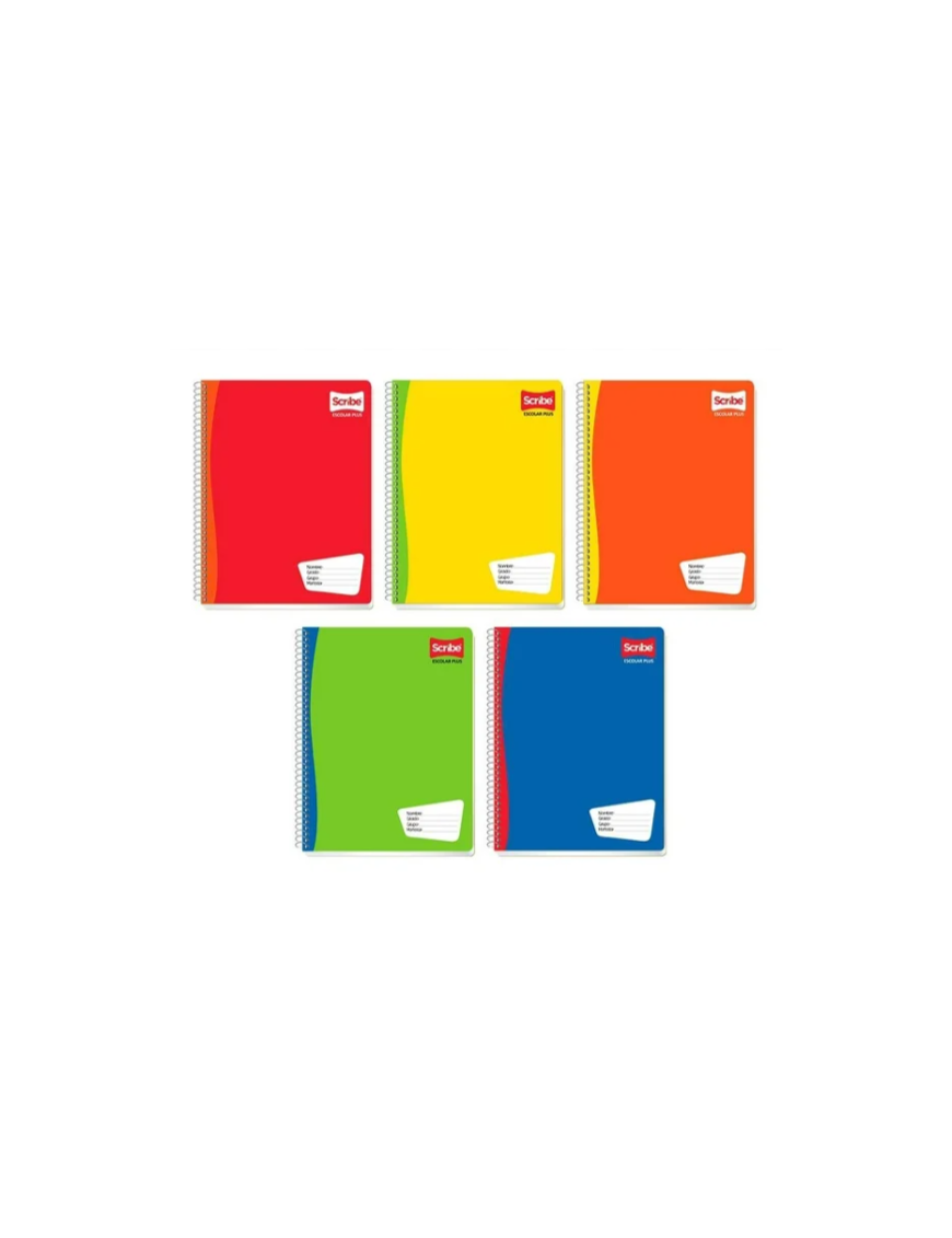 SCRIBE CUADERNO CUADRO COLORES