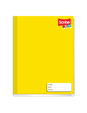 SCRIBE CUADERNO RAYADO COLORES