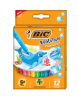 PLUMONES DE COLOR BIC EVOLUTION 12 UNIDADES