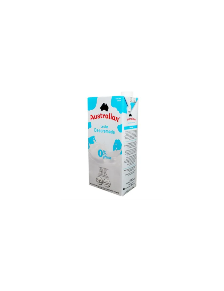 CAJA DE LECHE AUSTRALIAN DESCREMADA 1L