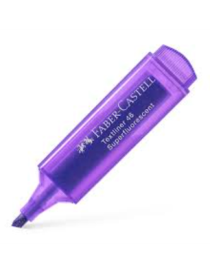 MARCADOR FABER MORADO