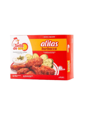 CAJA DE ALITAS BBQ 230GR