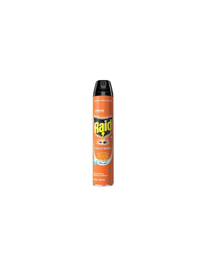 INSECTICIDA RAID CASA Y JARDIN 400ML