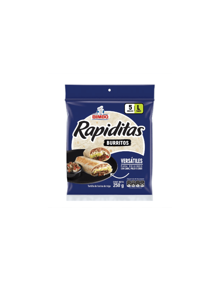 RAPIDITAS BURRITOS 250G