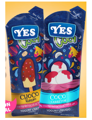 YOGURT YES COOL CHOCO BANANO